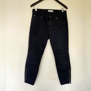 Madewell Black Skinny Motto Jeans Size 30